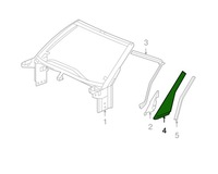 фото thumb №4, Chevrolet corvette c6 05-13r захист корпус зовнішня стійка a ліва oem