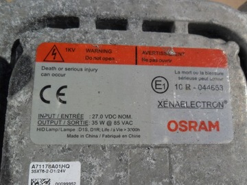 фото thumb №7, Преобразователь ксенон nr. 10r-044663 , a71178a01hq