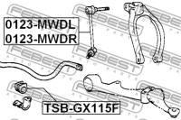 фото thumb №3, Подушка втулка стабілізатора перед l=p toyota verossa 2.0