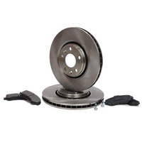 фото thumb №4, Тормозные диски + тормозные колодки тормозные перед renault