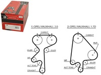 фото thumb №1, Ремень распределительного вала lada 110 opel astra f astra g calib