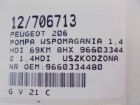 фото thumb №9, Peugeot 206 насос гідропідсилювач 9660334480 1,4hdi