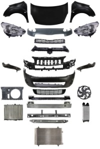 Купити Partner перед 15-18 капот крила фара ремінь, фото thumb