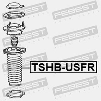 фото thumb №4, Защита амортизатора заднего febest tshb-usfr