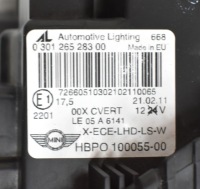 фото thumb №10, Mini cooper r55 r56 r57 фара ліва перед передня ксенон eu org 030126528300