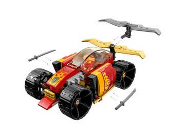 LEGO Ninjago 71780 Гоночная машина Кая + подарочный пакет Lego, маленький размер S