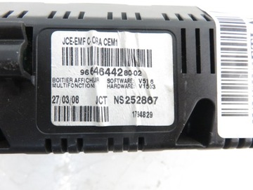 фото thumb №5, Дисплей peugeot 308 4a_, 4c_ 9646444280