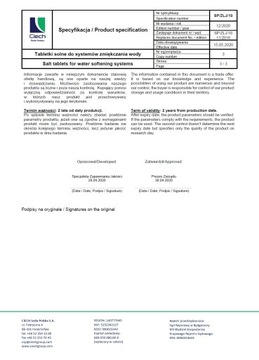 Ciech смягчающая соль 25 кг / Соль в таблетках