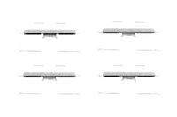 фото thumb №1, Bosch набор монтажный тормозных колодок задняя hyundai getz highway matrix santa