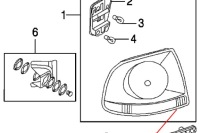 фото thumb №10, Volkswagen touareg 7l відбивач бампера заднього лівий 7l6945105a оригінальний
