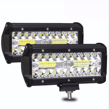 НАБОР РАБОЧИХ ЛАМП АВТОМОБИЛЬНЫЕ ГАЛОГЕНЫ QUAD 2x 120Вт LED CREE IP68 МОЩНЫЙ