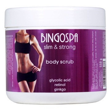 BINGOSPA SLIM&STRONG Грубозернистый пилинг для