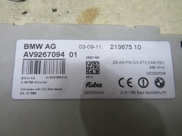 фото thumb №7, Підсилювач антенний bmw 6 f06 f12 f13 9267094