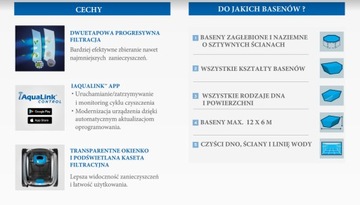 Робот для бассейна Zodiac CNX30iQ для дна, стен и ватерлинии с приложением Wi-Fi!