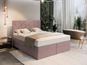Высокая кровать TRANI 160 MODERN двуспальный матрас МЯГКИЕ контейнеры
