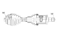 Купить Приводной вал приводная передняя левая bmw x3 f25 2011- x4, фото thumb