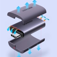Адаптер USB-C–HDMI Ugreen US320 — серый