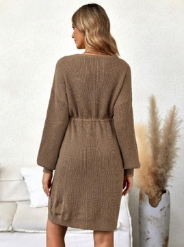 SHEIN бежевое платье для беременных на завязках 40/42