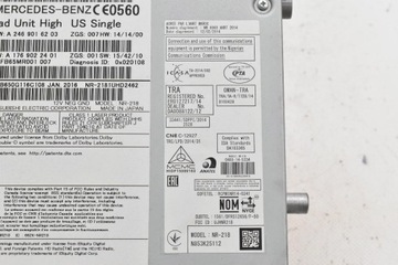 фото thumb №8, Радио радиопроигрыватель cd телефон sd a2469005717 mercedes cla c117 13-16