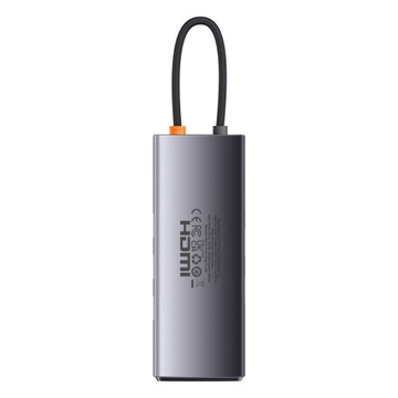 Адаптер BASEUS HUB 8in1 Type C — 3x USB3.0 PD Адаптер HDMI RJ45 SD/TF