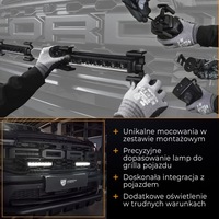 фото thumb №6, Led bar набір лампа освітлення led w решітка радіатора do ford ranger raptor iv 2022-