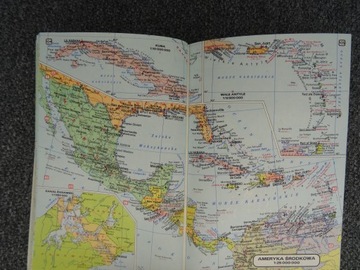 Набор 4 шт. ПОПУЛЯРНЫЙ АТЛАС МИРА, АВТОМОБИЛЬНЫЙ АТЛАС ПОЛЬШИ, АТЛАС ЕВРОПЫ