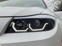 фото thumb №11, Bmw 3 e90 e91 2005-2008 лампи передні чорний кільця led 3d dtm лінзи h7