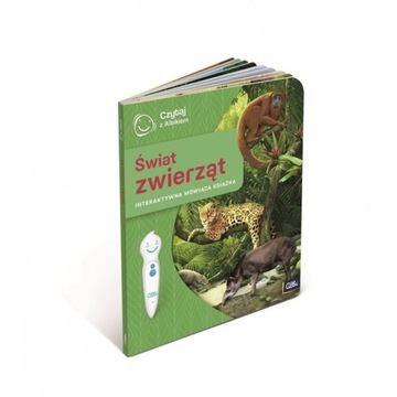 CZYTAJ Z ALBIKIEM ŚWIAT ZWIERZĄT INTERAKTYWNA KSIĄŻKA ALBIK ZWIERZĄTKA
