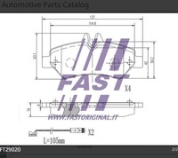 фото thumb №3, Гальмівні колодки ham mercedes sprinter 06 906 зад 2-датчики 906
