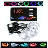 фото thumb №1, Світлодіоди do автомобіля автомобіля стрічки ремені led rgb амбiєнтне лампочка лампа 6m ремінь
