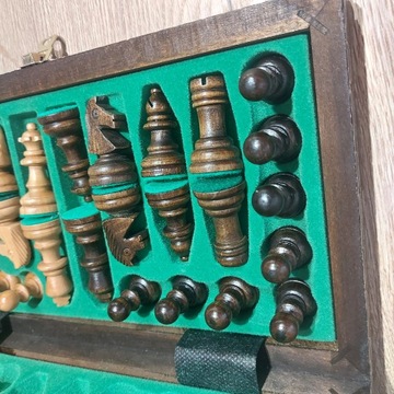 Деревянные королевские шахматы, настольная игра 31x31 ручной работы