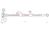 фото thumb №2, Шланг гальмівний metzger