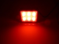 фото thumb №5, Лампа 6 led czerwona 10x8 cm стоп + положення 12 24v