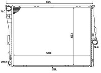 фото thumb №16, Радіаторів двигуна nrf 53956 17113400013