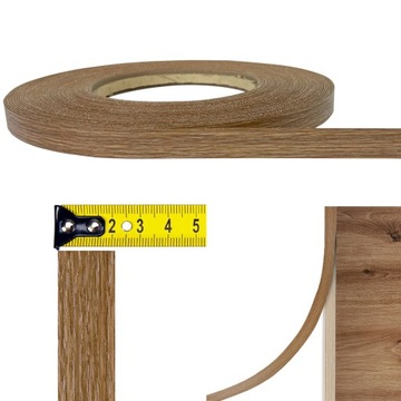 Taśma Wykończeniowa Na Krawędzie Mebli DIY Obrzeże Drewnopodobne Szer 21mm