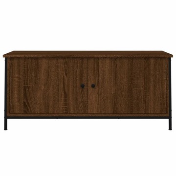vidaXL Szafka TV, brązowy dąb, 102x35x45 cm, materiał drewnopochodny