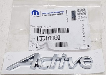 фото thumb №1, Opel astra h j meriva a b zafira b c эмблема надпись "active" крыльев перед