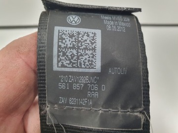 фото thumb №7, Vw passat b7 usa 11-16 2.5b pas безпеки правий переднє перед пасажира