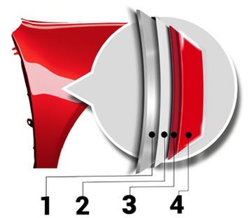 фото thumb №5, Blu крыло vw golf vi 6 lb9a левый белый 08-16 перед хэтчбек