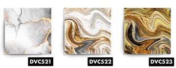 Стеклянные подставки 4 шт. для кружек MARBLE MARBLE с узором