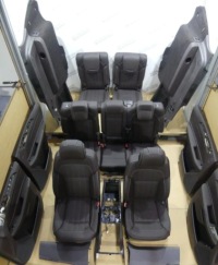 фото thumb №1, Mercedes gls x166 w166 сидіння обшивки шкіра 7 осіб комплект nowe gl заднє сидіння