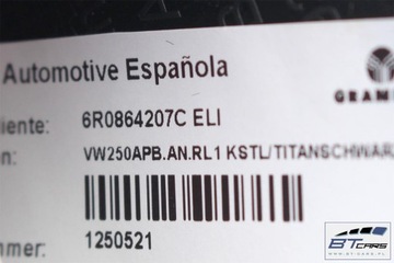 фото thumb №7, Vw polo подлокотник кожа 6r0864207c обивка 6r 6r0 864 207 c цвет: eli