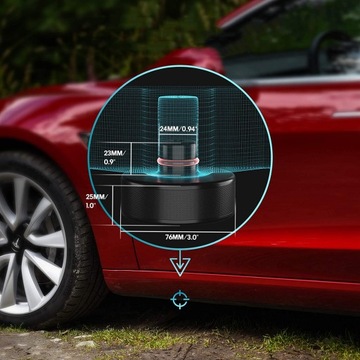 РЕЗИНОВЫЕ КРЫШКИ ДЛЯ TESLA MODEL 3 LIFT, 4 ШТ.