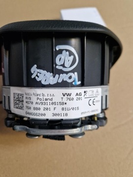 фото thumb №5, Подушка водителя воздушная подушка безопасности volkswagen touareg iii 760880201f