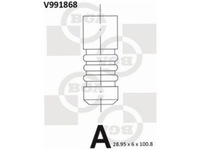 фото thumb №2, Клапан випускний renault modus grand modus 1.5 twingo ii 1.5