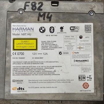 фото thumb №16, Bmw 4 f33 f32 f83 m4 набор динамики усилитель harman кардон