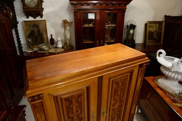 BIELIŹNIARKA EKLEKTYCZNA W JASNYM ORZECHU ok 1880r
