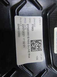 фото thumb №14, Решётка радиатора решётка радиатора бампера audi a3 8y 2020- 8y0853651b