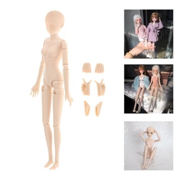 BJD Girl Doll Nude Body 22 с контуром глаз