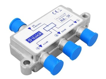 АНТЕННЫЙ РАЗДЕЛИТЕЛЬ РАЗДЕЛИТЕЛЬ ТВ РА 3F TELMOR НА 3 ТВ